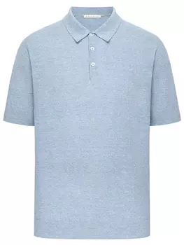 Поло изо льна и хлопка RASCHINI