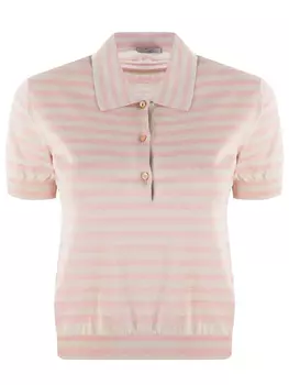 Поло-рубашка в полоску