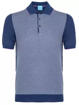 Поло с мелким принтом