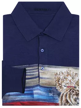 Поло с принтом