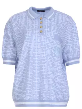 Поло с принтом BALMAIN