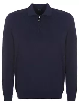 Поло шерстяное на молнии