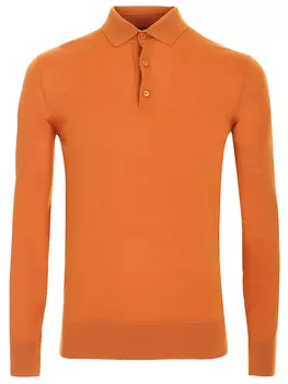 Поло шерстяное на пуговицах