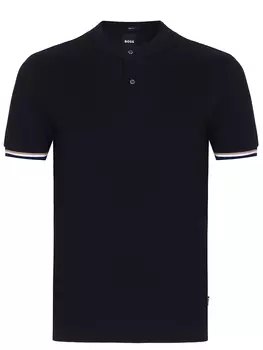 Поло Slim Fit хлопковое BOSS