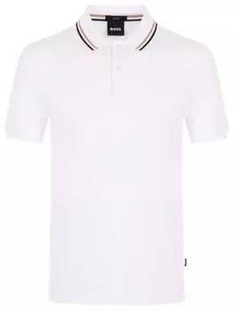 Поло Slim Fit хлопковое BOSS