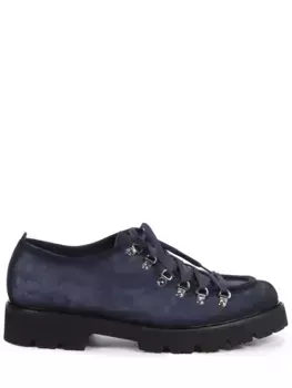 Полуботинки замшевые на байке