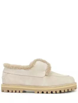 Полуботинки замшевые на меху