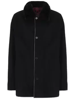 Полупальто кашемировое с мехом TORRAS