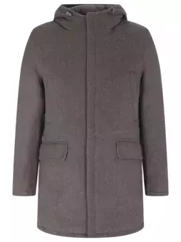 Полупальто с капюшоном