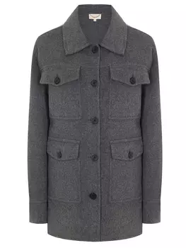 Полупальто шерстяное