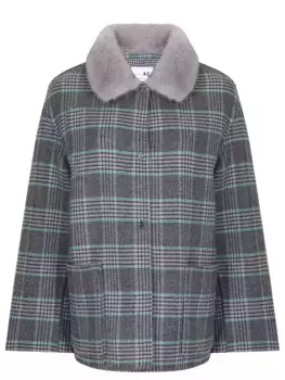 Полупальто шерстяное