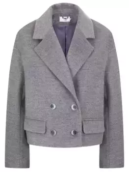 Полупальто шерстяное