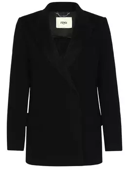 Полупальто шерстяное FENDI