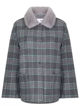 Полупальто шерстяное