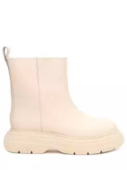 Полусапоги кожаные