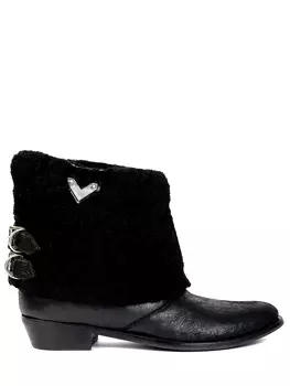 Полусапоги кожаные на меху JOHN RICHMOND