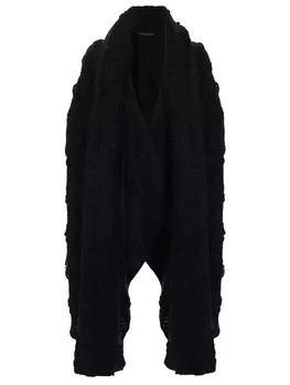 Пончо вязаное