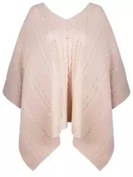 Пончо вязаное кашемировое AGNONA