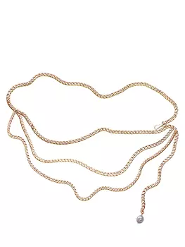 Пояс-цепь с жемчужиной VERUSCHKA