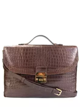 Портфель из кожи крокодила