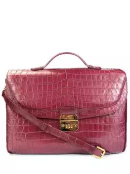 Портфель из кожи крокодила