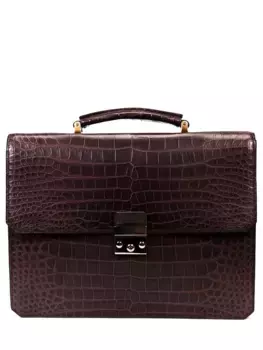 Портфель из кожи крокодила