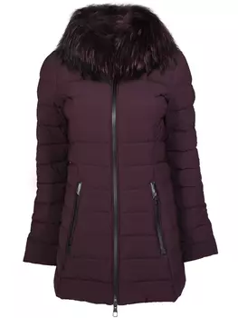 Пуховая куртка с мехом