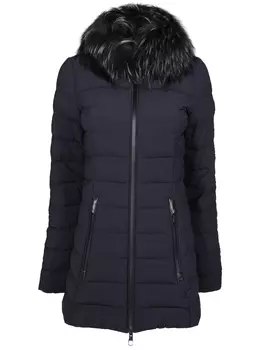 Пуховая куртка с мехом