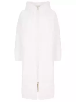 Пуховик двусторонний с мехом кролика