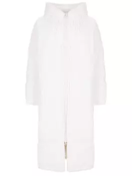 Пуховик двусторонний с мехом кролика YVES SALOMON