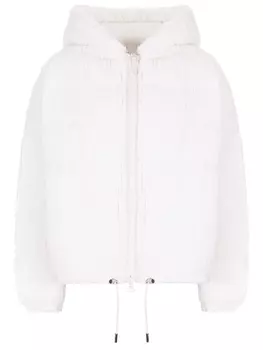 Пуховик двусторонний с мехом кролика YVES SALOMON