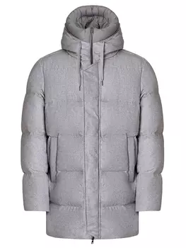 Пуховик из шелка и кашемира HERNO