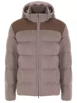 Пуховик кашемировый