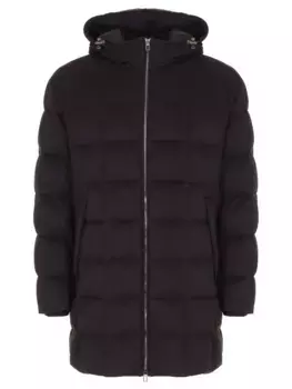 Пуховик кашемировый