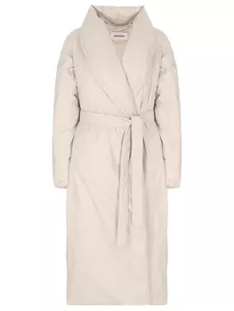 Пуховик однотонный