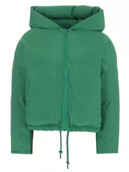 Пуховик однотонный