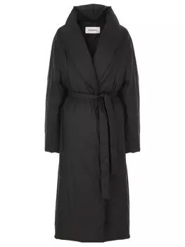 Пуховик однотонный