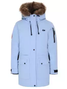 Пуховик однотонный