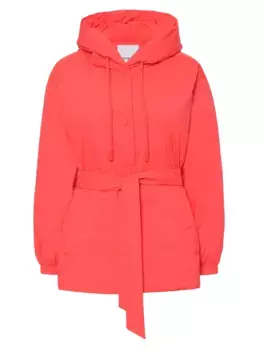 Пуховик однотонный