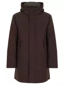 Пуховик однотонный