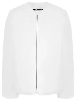 Пуховик однотонный