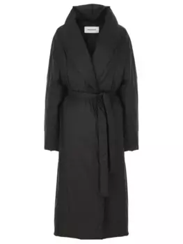 Пуховик однотонный