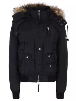 Пуховик однотонный DSQUARED2