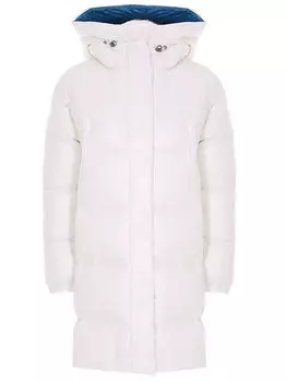 Пуховик с капюшоном стеганый