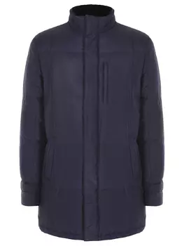 Пуховик с мехом бобра