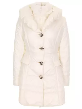 Пуховик с мехом кролика YES LONDON