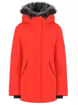 Пуховик с мехом лисы