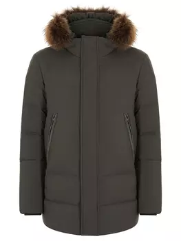 Пуховик с меховой отделкой CORNELIANI