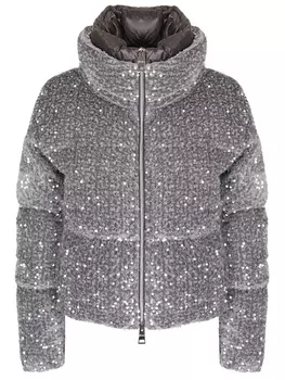 Пуховик с пайетками HERNO