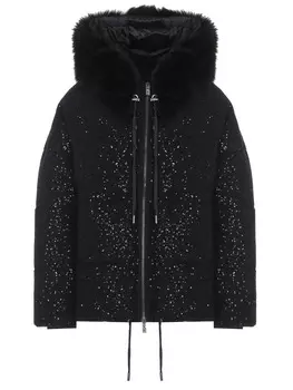 Пуховик с пайетками RINDI
